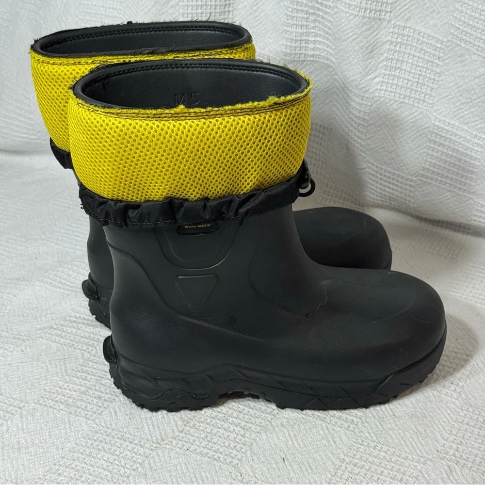 Ace Bullfrog Elite Composite Toe Black‎ Work Boots Shoes for Crews M 5 W 7